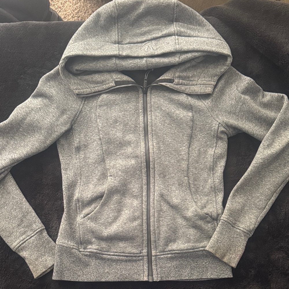 Lululemon Athletica Gray Zip-Up Hoodie